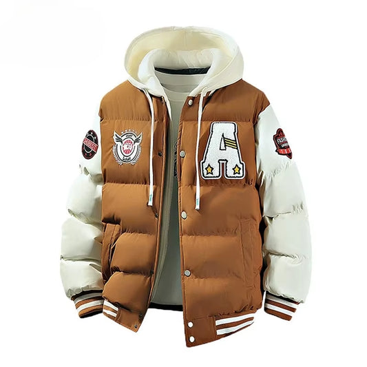 Plus 6XL Winter Men Outdoor Windbreak Warm Travel Jacket Men Autumn Hooded Casual Fashion Sport Brand Loose Jacket Male Coat Top