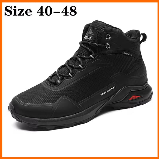Men Winter Boots Snow Hiking Sneakers Water Resistant Mid Ankle Work Casual Hiker Trekking Outdoor anti Slip Waterproof Shoes
