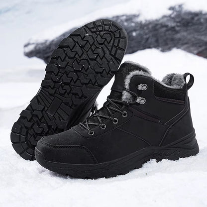 Snow Boots Men Winter Boots Keep Warm Plush Boots Hiking Boots Men Casual Shoes Men Mountain Snow Boots