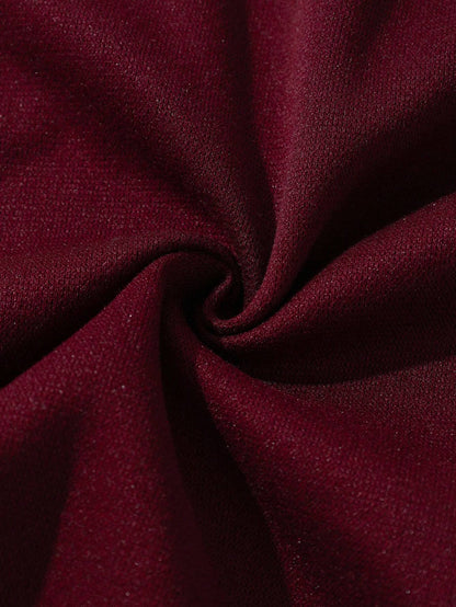 Manfinity Homme Men'S Casual Solid Color Short Style Jacket, Autumn , Red Winter Men Jacket, Fall , Men'S Long Sleeve Zip up Jacket, Burgundy Jacket Men, Christmas