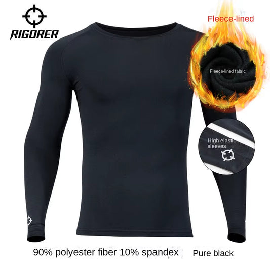 Tight Elastic Clothing Autumn and Winter Gym T-Shirt Man Sportswear Long Sleeve Compression Clothing Training T Shirt