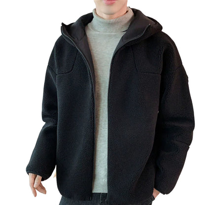 New Men Autumn Winter Thicken Warm Slim Fit Hooded Jackets Men'S Outwear Hip Hop Coat Male Teen Casual Jacket Colorful S-5XL