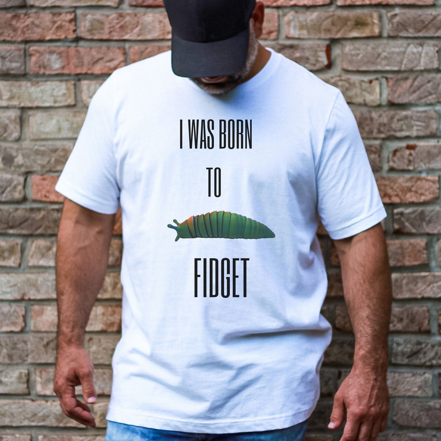 Fidget Tee Shirt Funny T Shirt T-Shirt for Men Fidget Lover Shirt Boys Fidget Shirt Gift for Him Fidget Toy Shirt